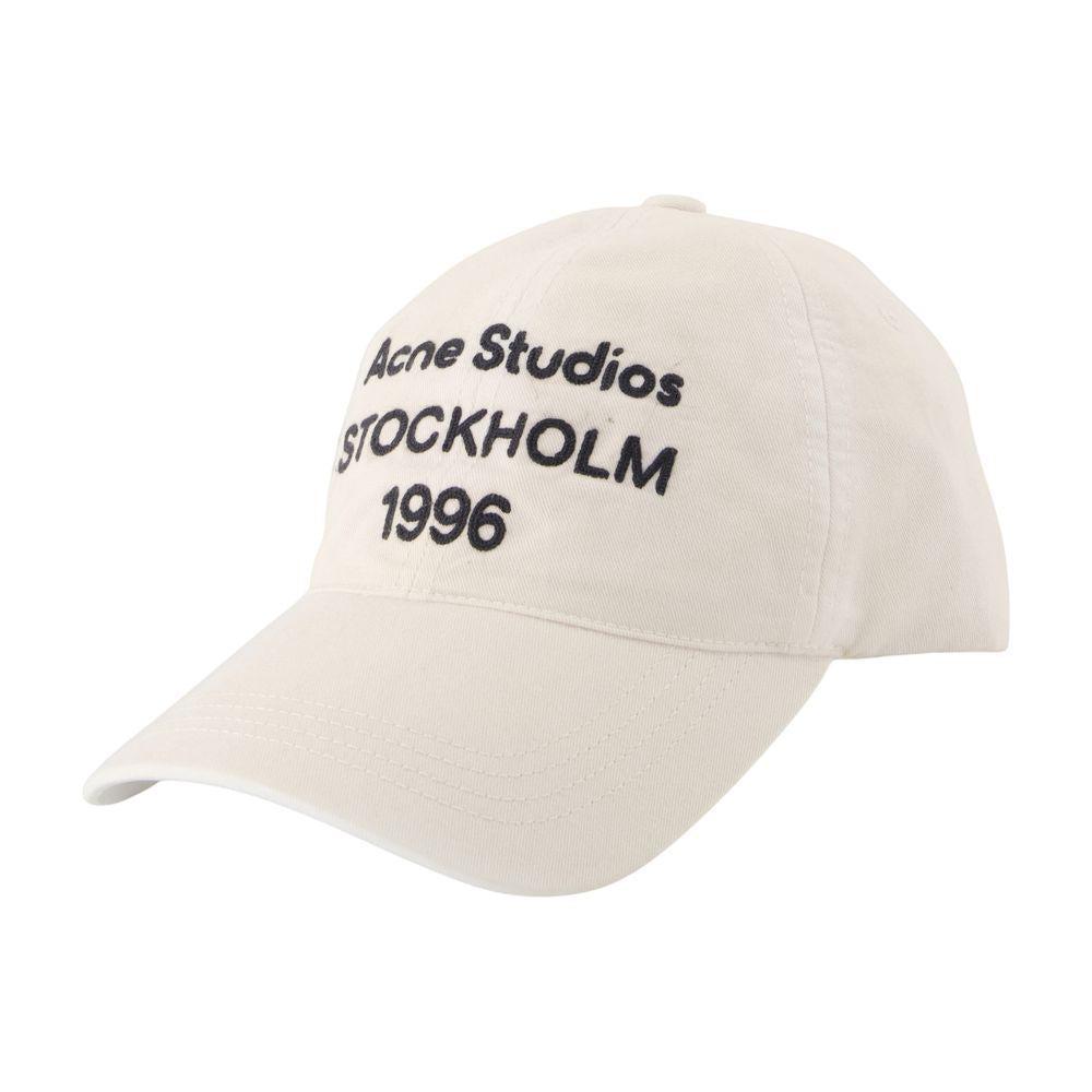 Acne Studios LOGO STAMP CAP 最終値下げ Acne Studios - Logo stamp cap - Black