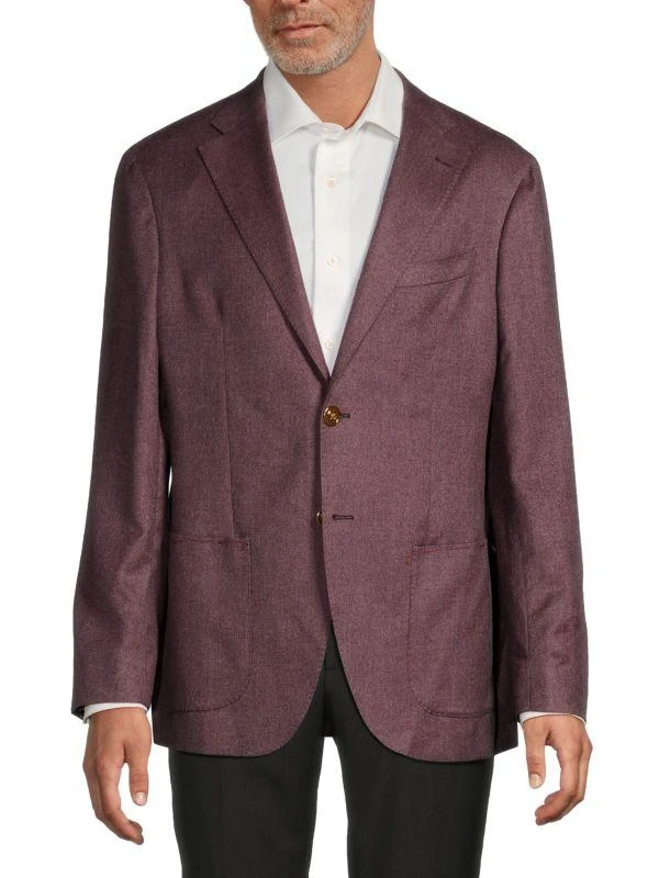 ETRO Single-Breasted Cashmere Blazer 1