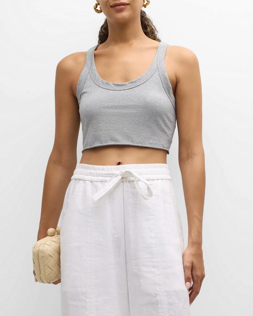 A.L.C. Halsey Cropped Scoop-Neck Tank Top 4