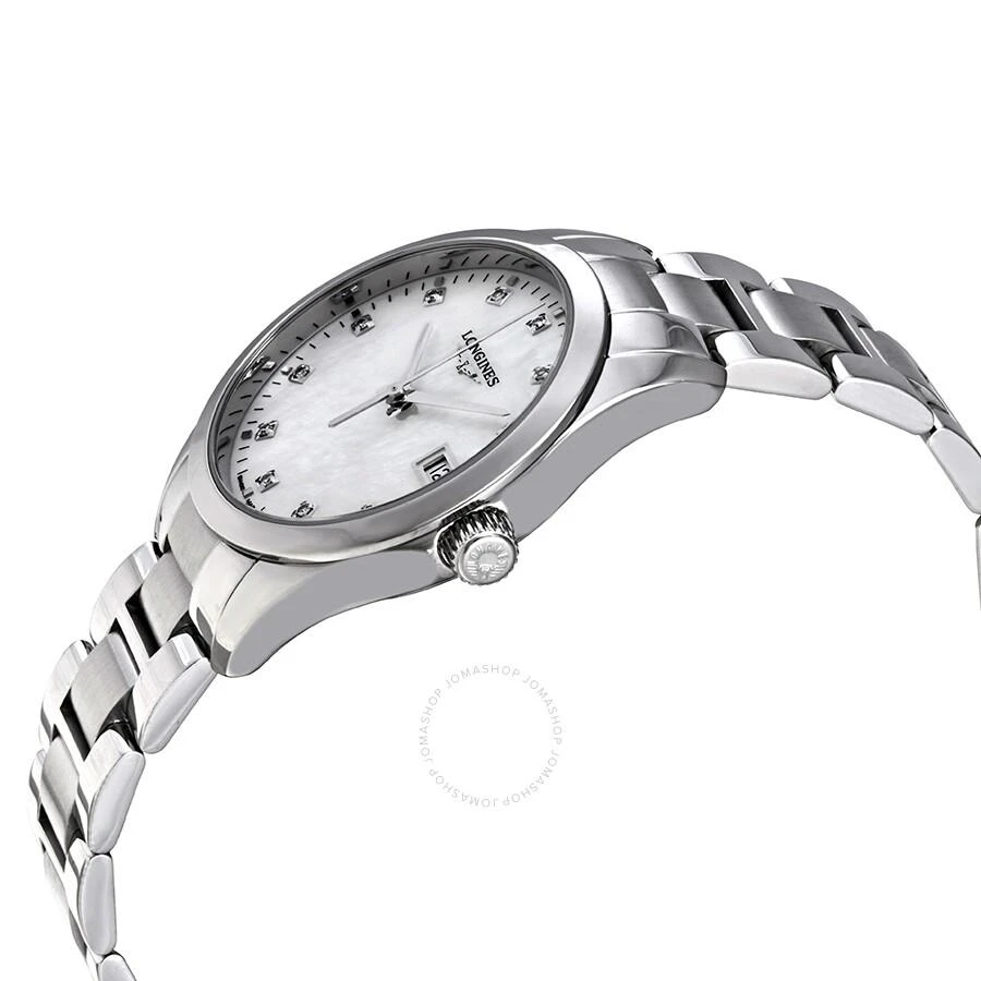 Longines Conquest Classic Quartz Diamond Watch L2.386.4.87.6 2