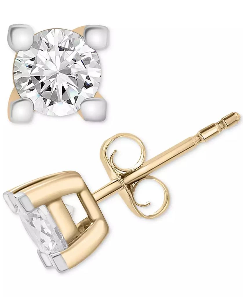 Macy's Diamond Stud Earrings (1/2 ct. t.w.) in 14k Yellow Gold 3
