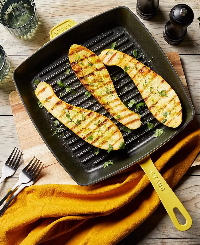 Staub Cast Iron 12" Square Grill Pan 7
