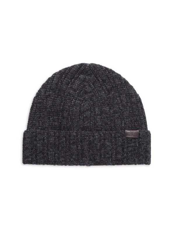 Hickey Freeman ​Ribbed Cashmere Beanie 1