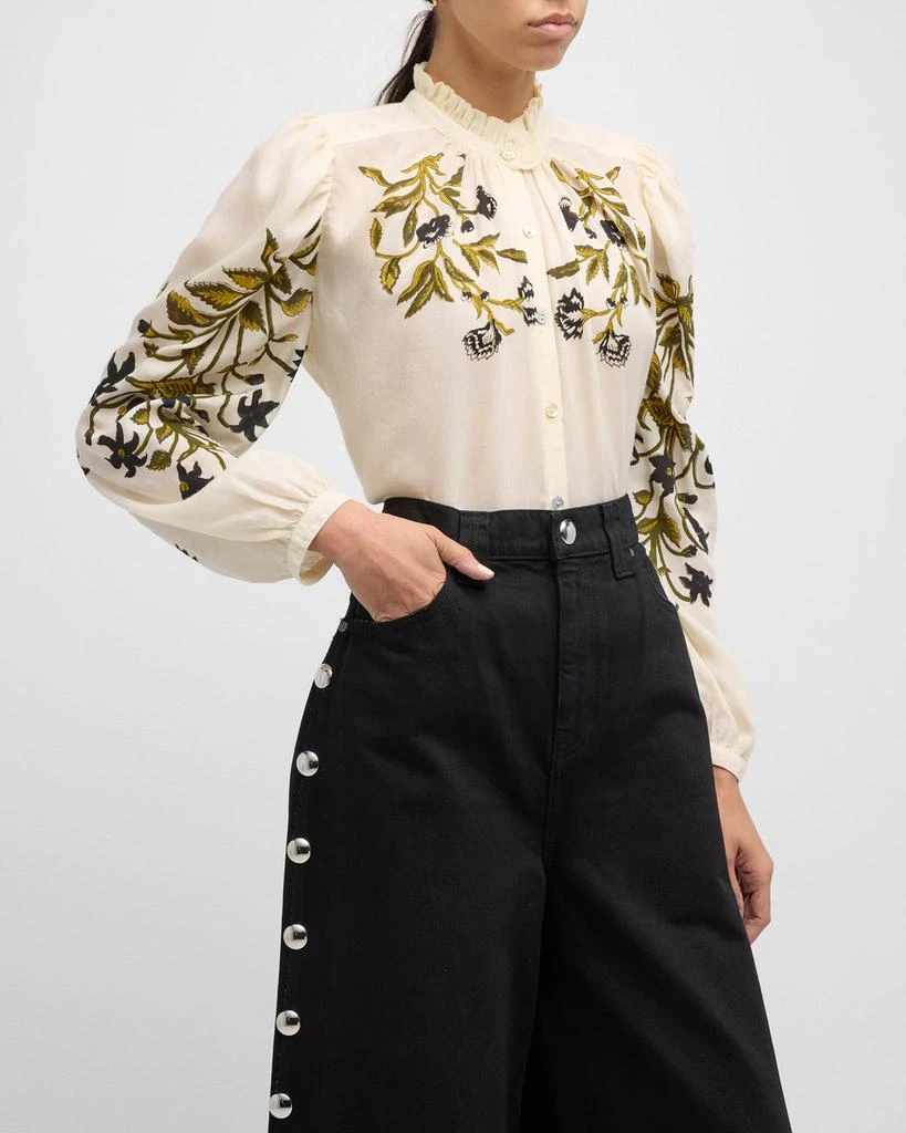 Alix of Bohemia Annabel Olive Lily Valley Shirt 7