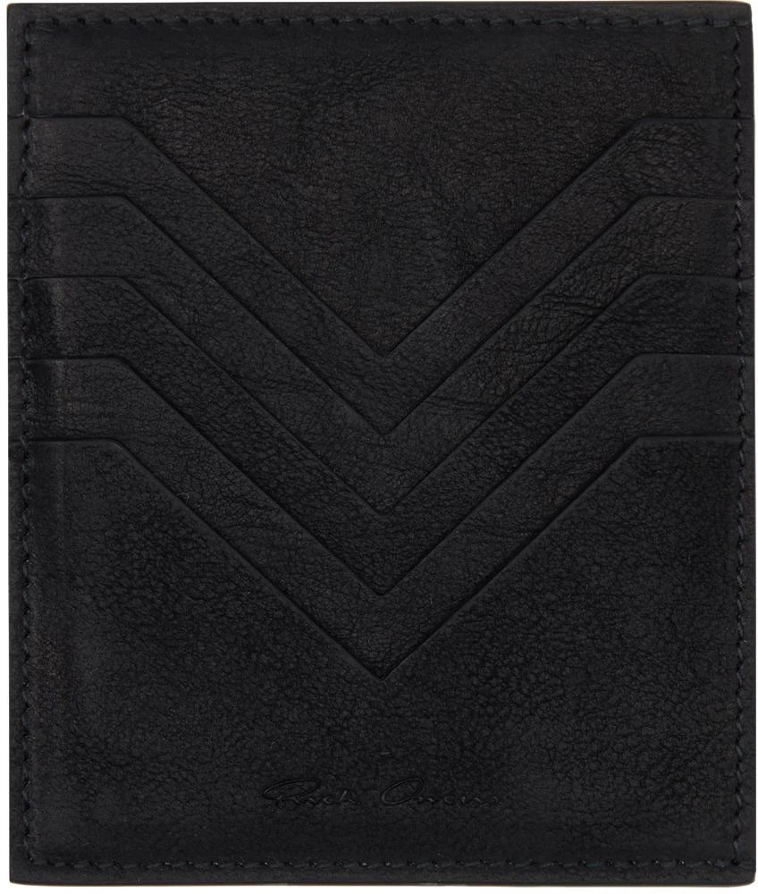Rick Owens Black Square Card Holder 1