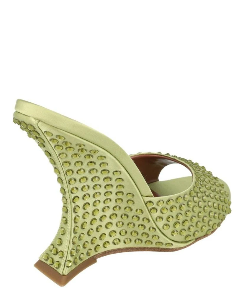 Paris Texas Nina Python Print Mules 3