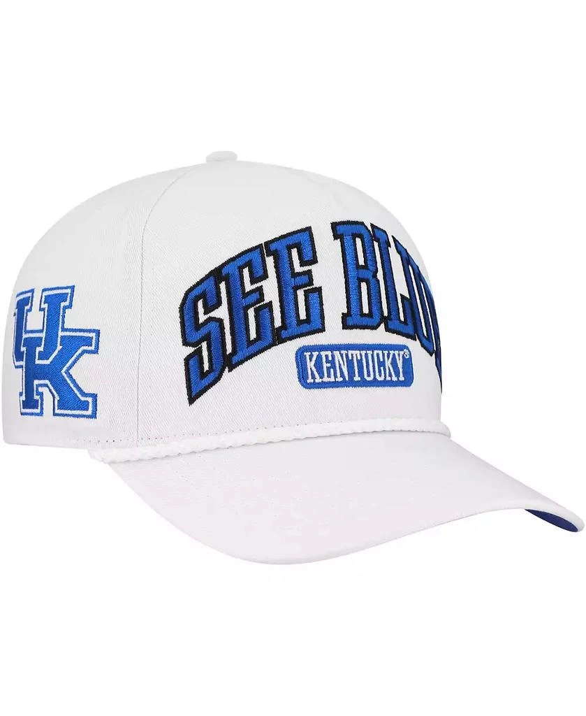 47 Brand Men's White Kentucky Wildcats Local Arch Hitch Snapback Hat 1