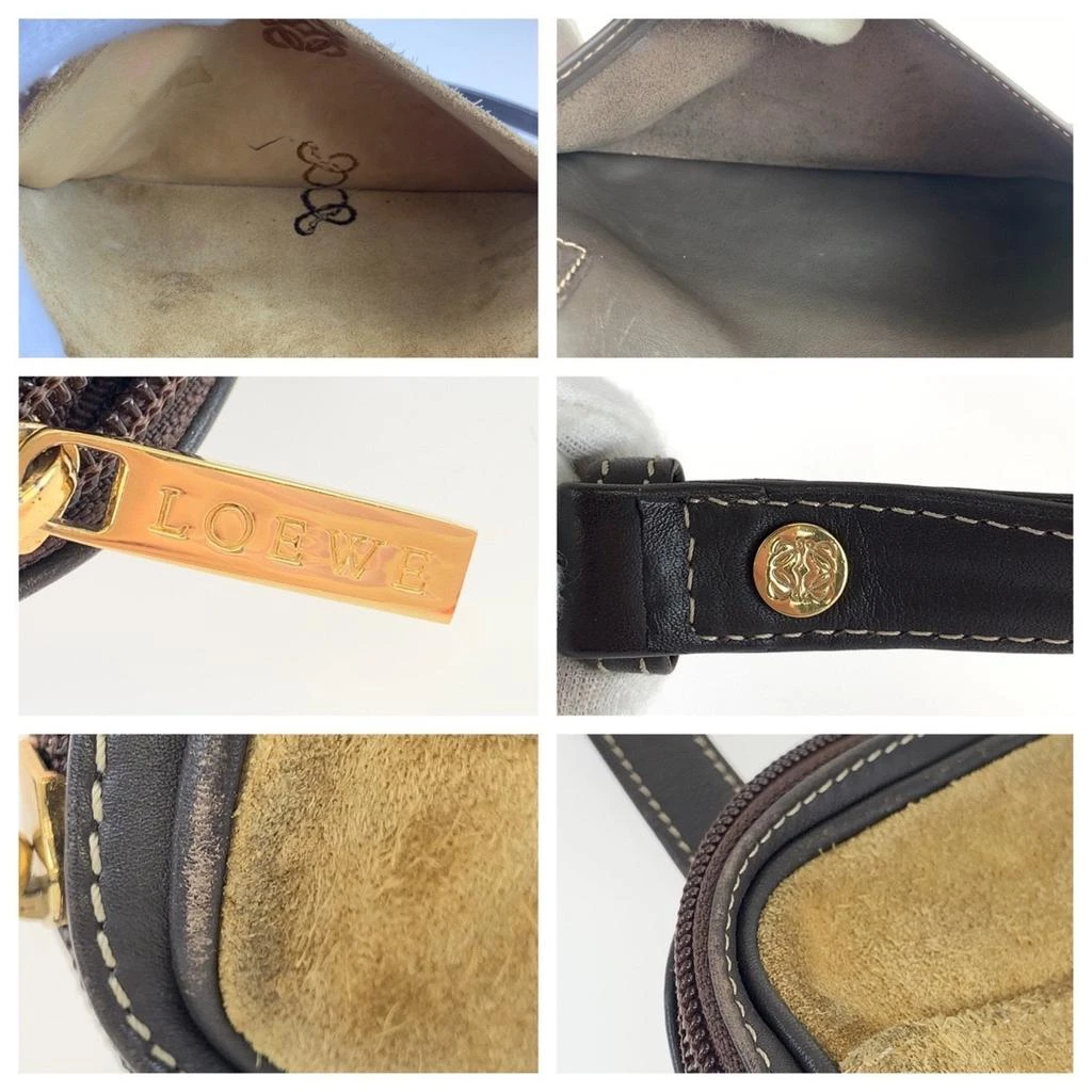 Loewe Suede Leather Pochette Shoulder Bag (Pre-Owned) 5