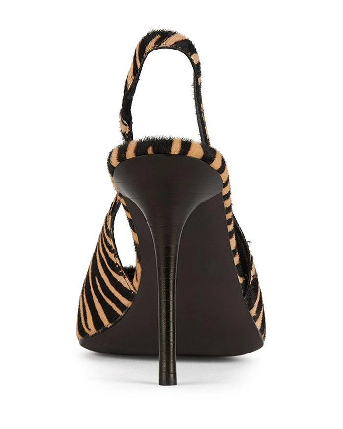 Jeffrey Campbell Women's Youwish-F Pointed Toe Calf Hair Slingback Pumps 3