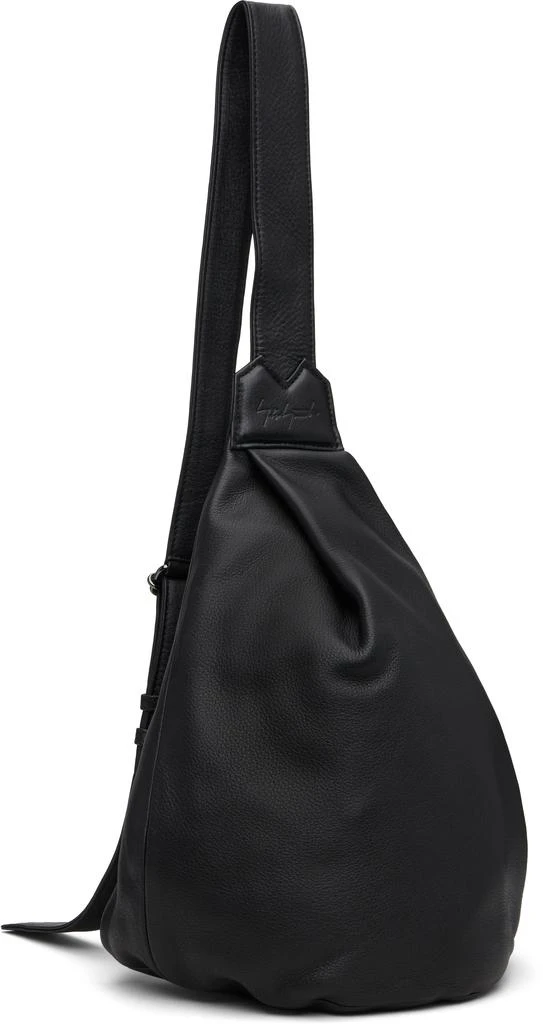 YOHJI YAMAMOTO Black Tuck Sling Small Bag 2