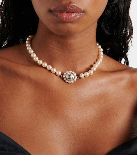 Vivienne Westwood Amaya Orb faux pearl necklace 5