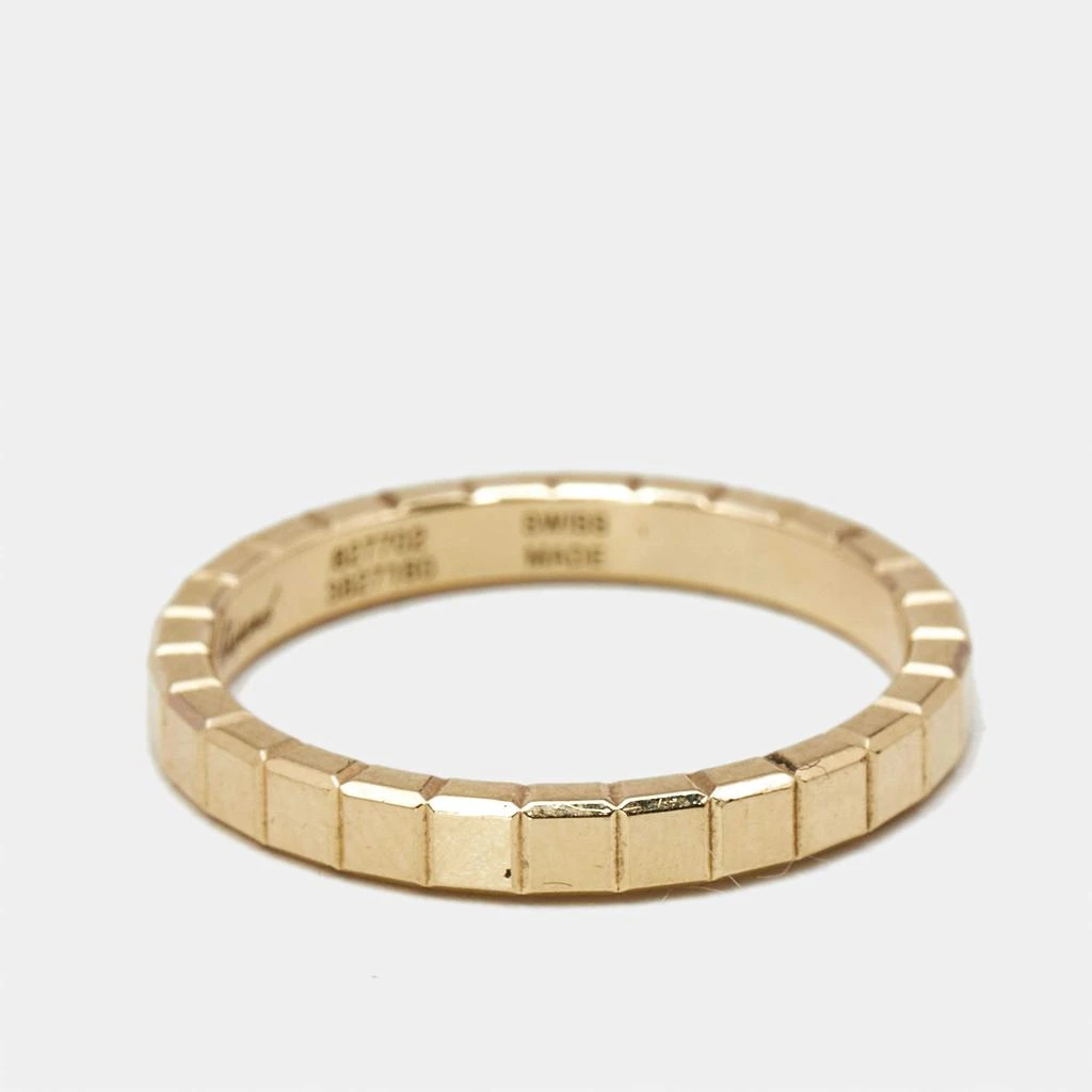 Chopard Chopard Ice Cube 18k Yellow Gold Ring Size 52 4