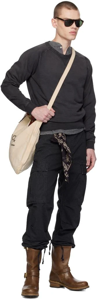 RRL Black Surplus Cargo Pants 5