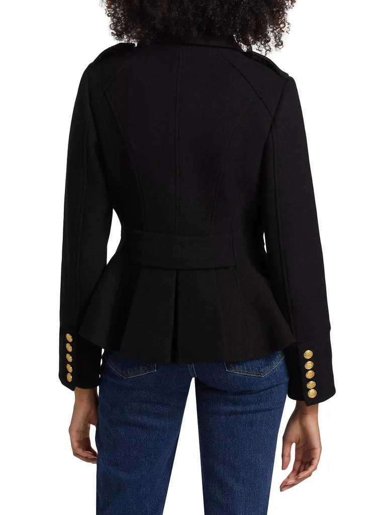 LOVESHACKFANCY Renaud Military Theda Wool-Blend Jacket 5