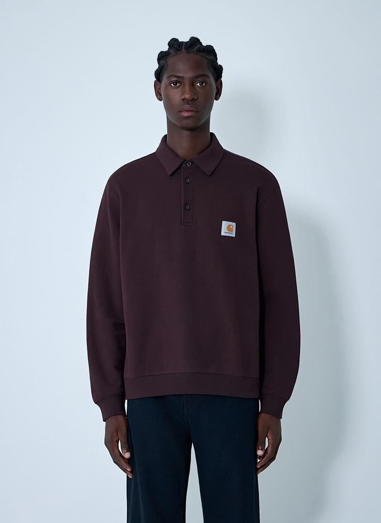 Shop Vance Rugby Polo Shirt Black on Sale at BeyondStyle