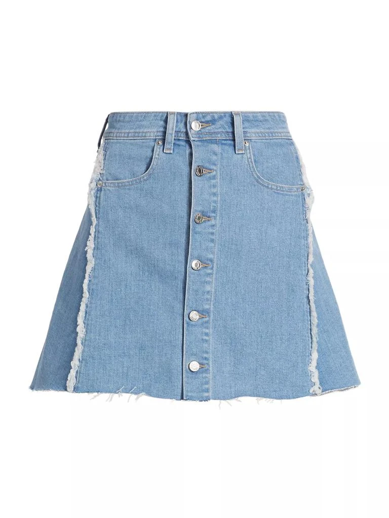 Le Jean Sierra Stretch Denim Miniskirt 1