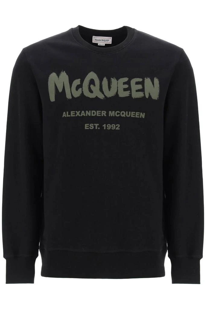 Alexander McQueen mcqueen graffiti sweatshirt 1