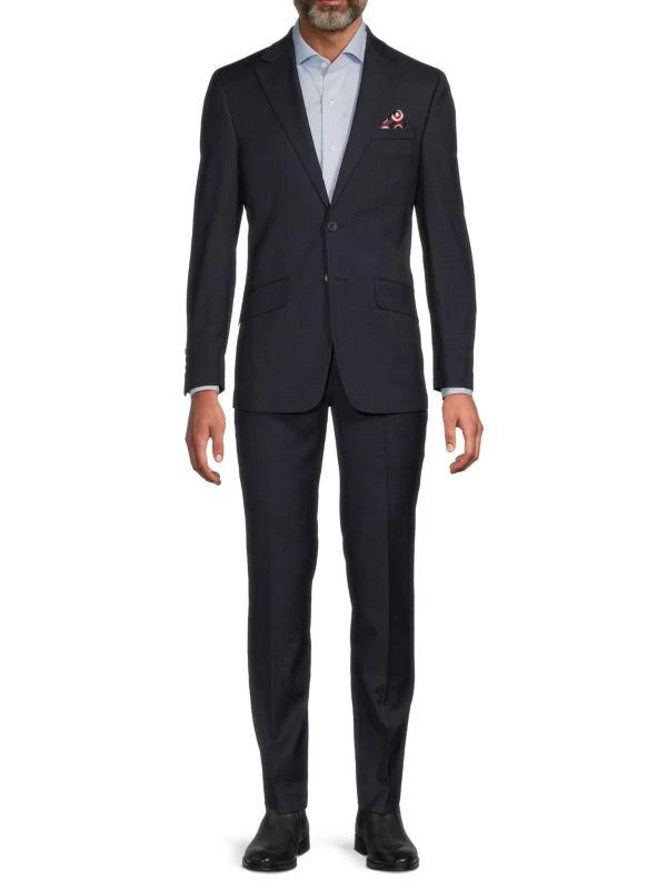 Ben Sherman Slim Fit Check Suit 1
