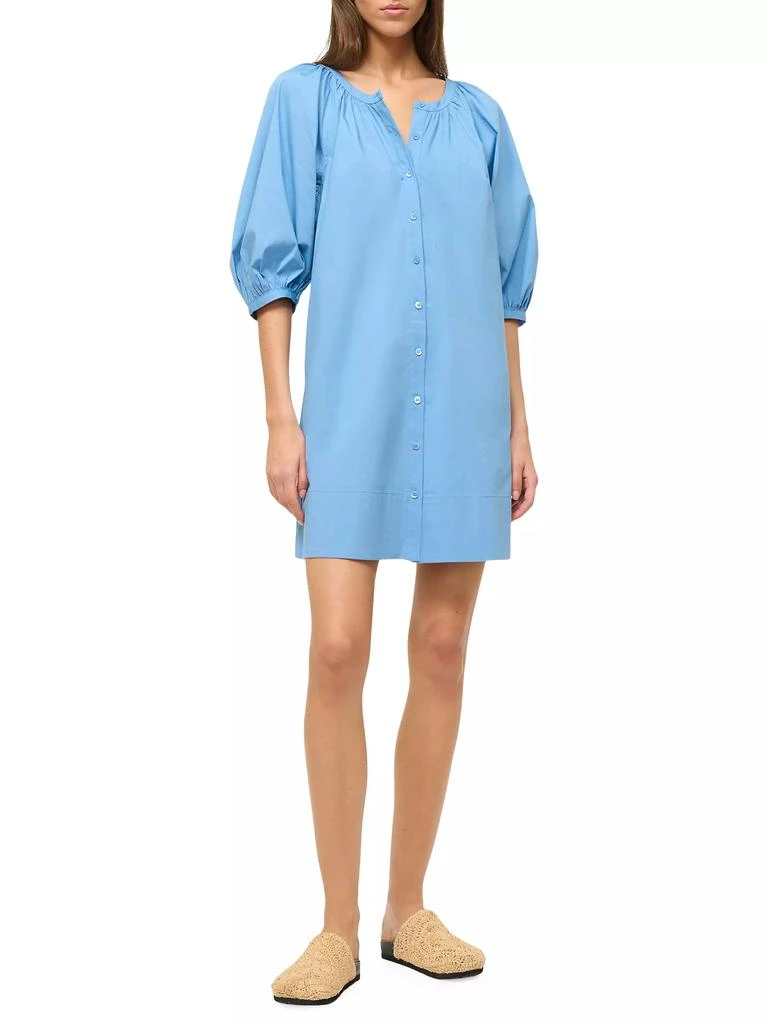 Staud Vincent Stretch-Cotton Minidress 2