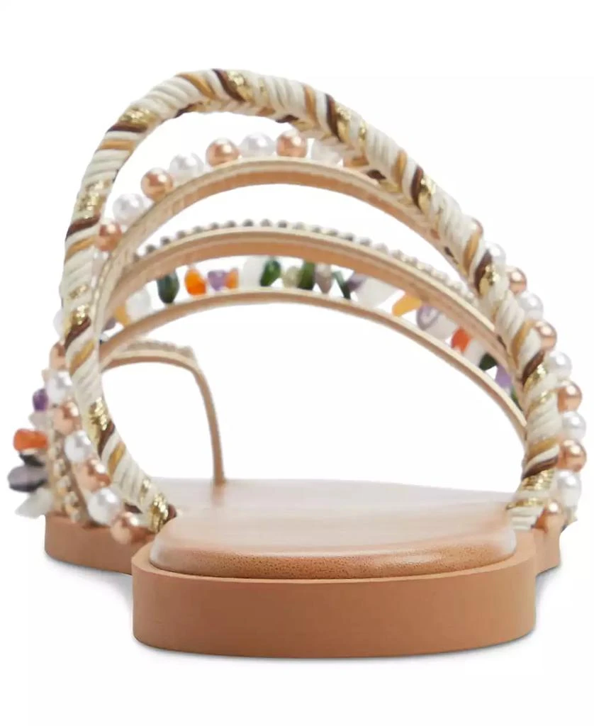 ALDO Women's Lindya Embellished Strappy Toe-Loop Flat Sandals 3