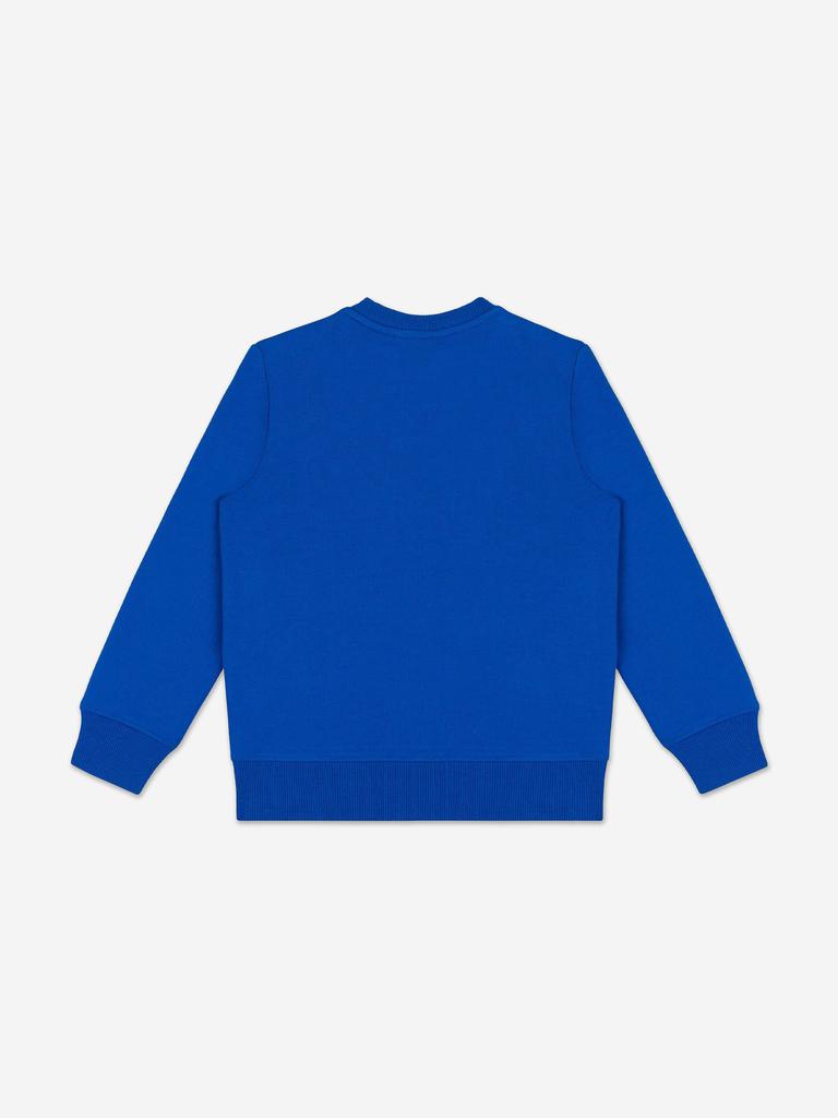 Moschino Moschino Kids Teddy Bear Logo Sweatshirt in Blue