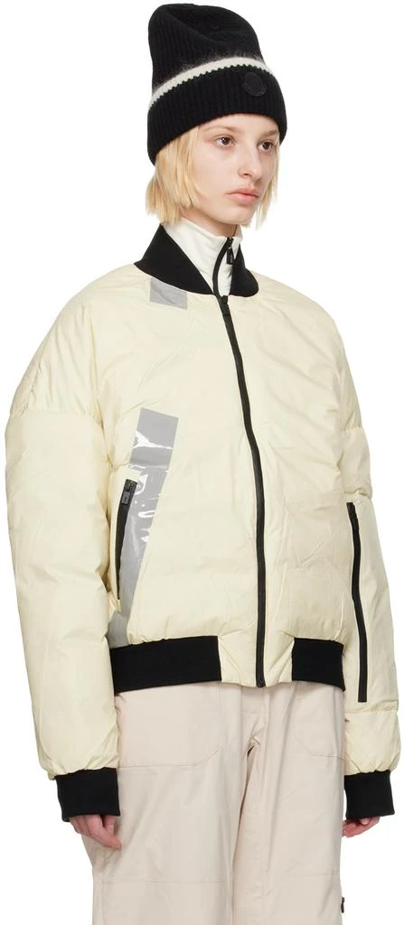 TEMPLA Beige Stand Collar Down Jacket 2
