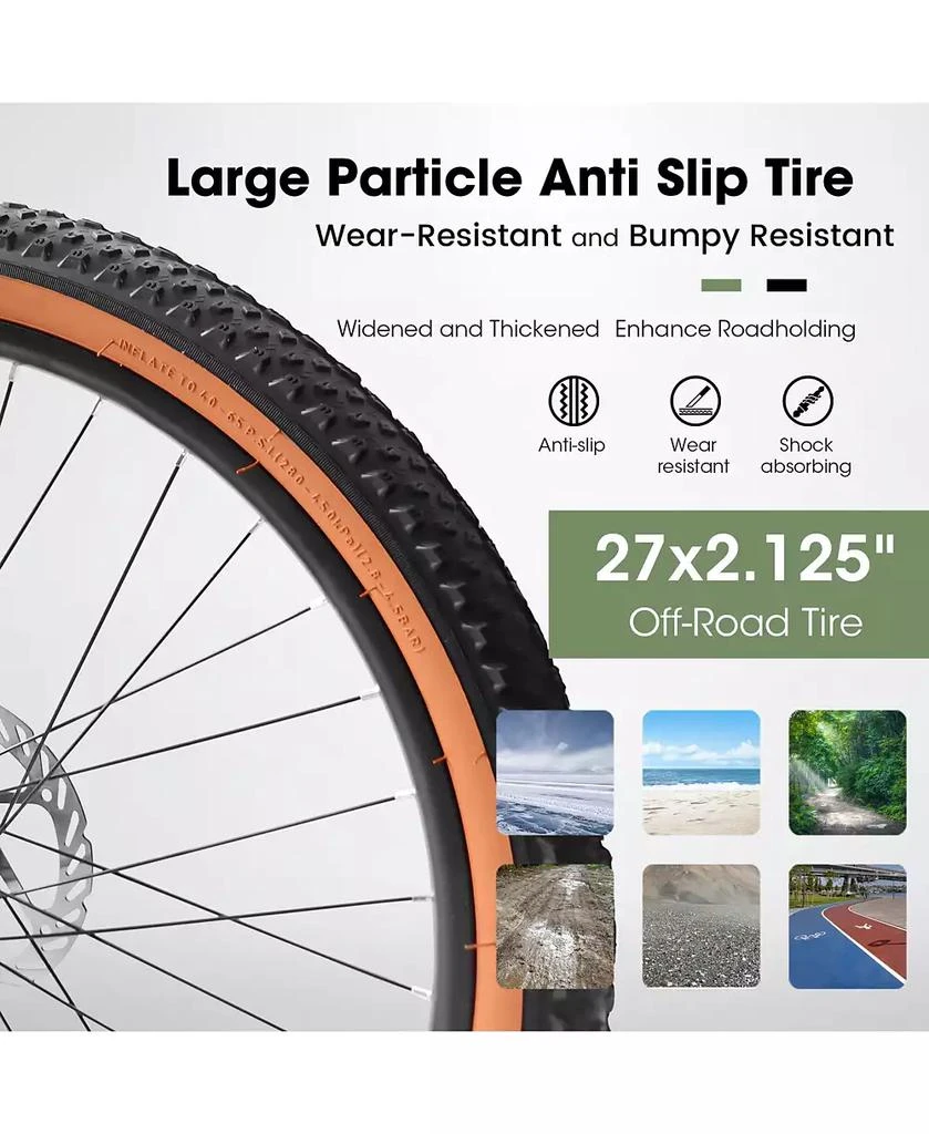 Streamdale Furniture Streamdale 27.5" Mountain Bike with 21-speeds, Disc Brakes & Thumb Shifter 6