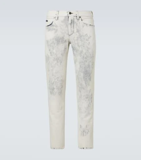 Dolce 
Gabbana Printed straight jeans 1