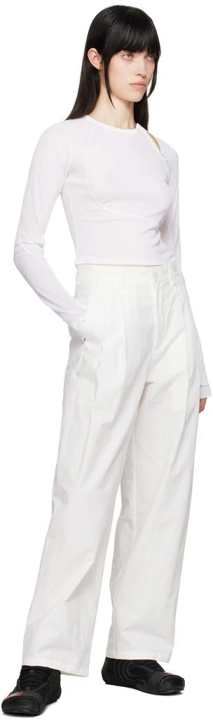 Hyein Seo White Helix Long Sleeve T-shirt 4