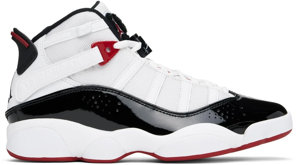 Jordan White & Black 6 Rings Sneakers 1