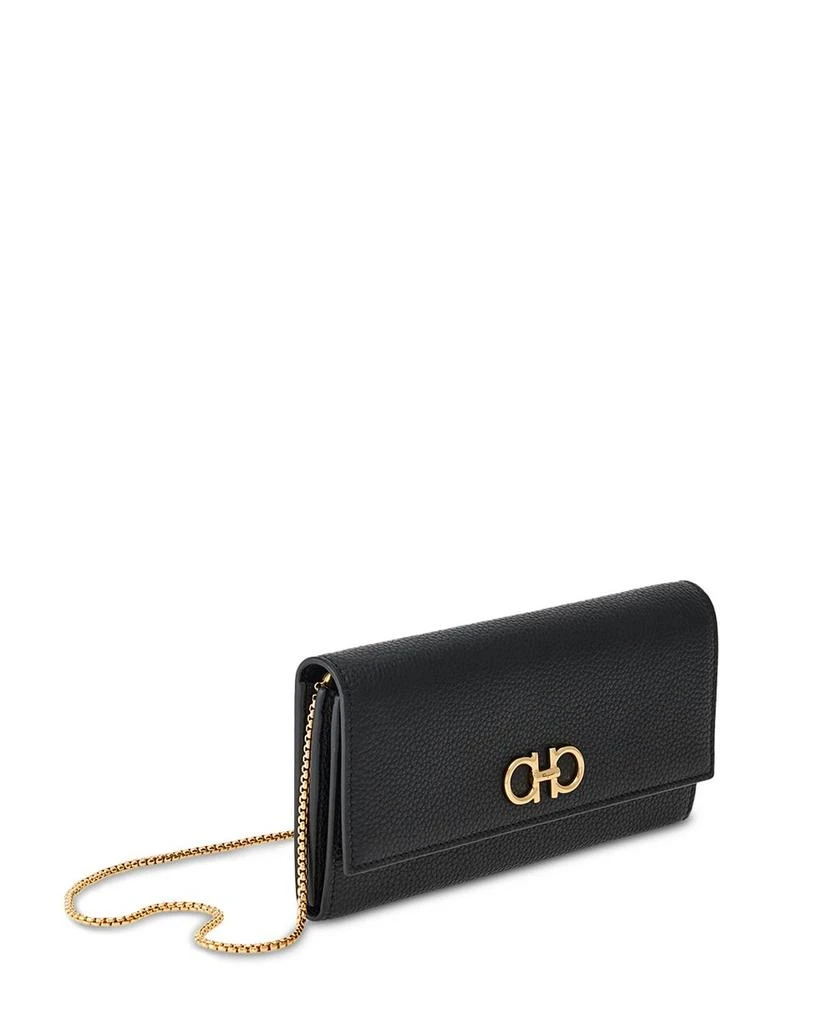 Salvatore Ferragamo Gancini Soft Wallet on Chain Wallets
