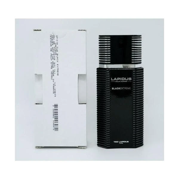 TED LAPIDUS Lapidus Black Extreme for Men Eau de Toilette Spray TESTER 3.33 oz 1