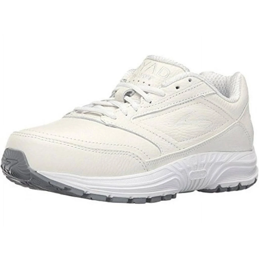 Brooks Women's Dyad Walker Sneaker - Medium Width In White 1