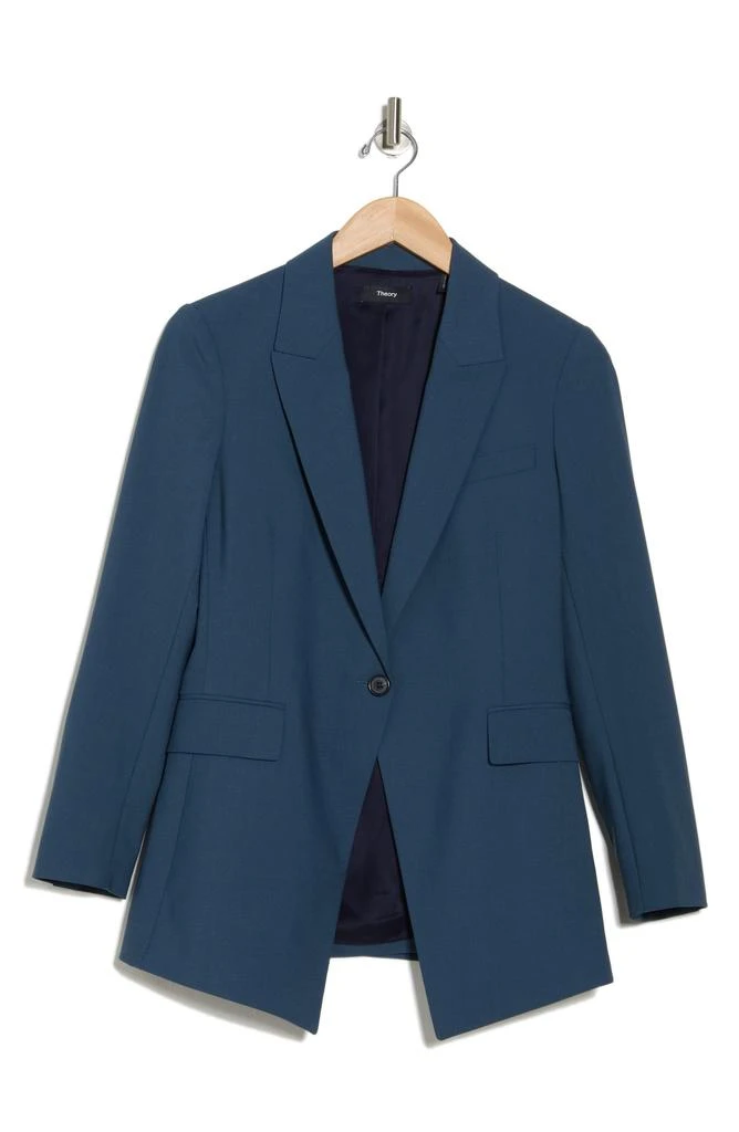 Theory Etiennette B Good Wool Suit Jacket 3