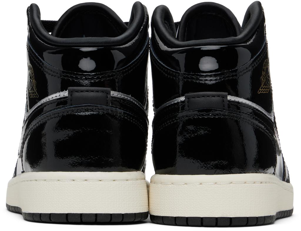black & silver jordan 1