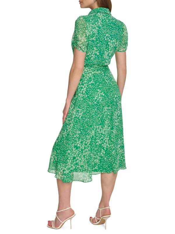 DKNY Floral Midi Dress 2