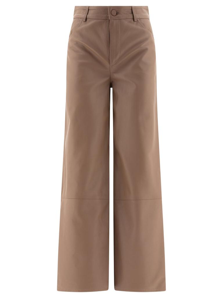 ボトムスその他 Loulou Studio Beige wool and cashmere trousers LOULOU STUDIO | Beige Women's Casual Pants | YOOX