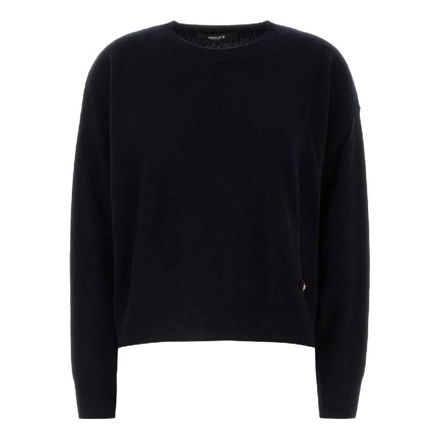 Versace Medusa 95 Cashmere-Blend Boxy Sweater 1