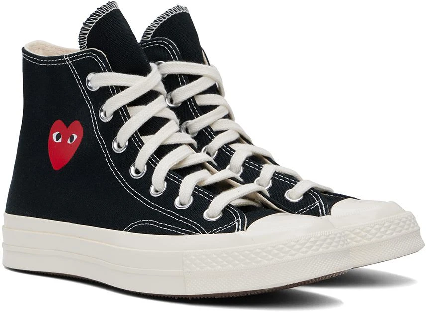 Comme des Garcons Black Converse Edition Chuck 70 OG Single Heart Sneakers 4