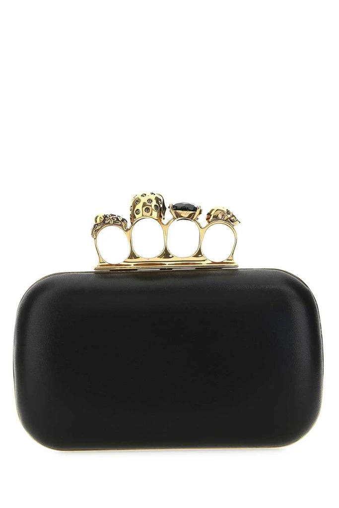 Alexander McQueen Alexander McQueen Skull Four-Ring Clutch Bag 1