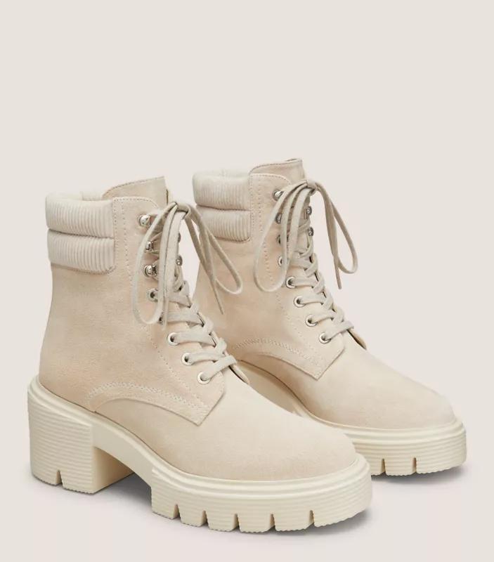 Stuart Weitzman SOHO LACE-UP BOOTIE