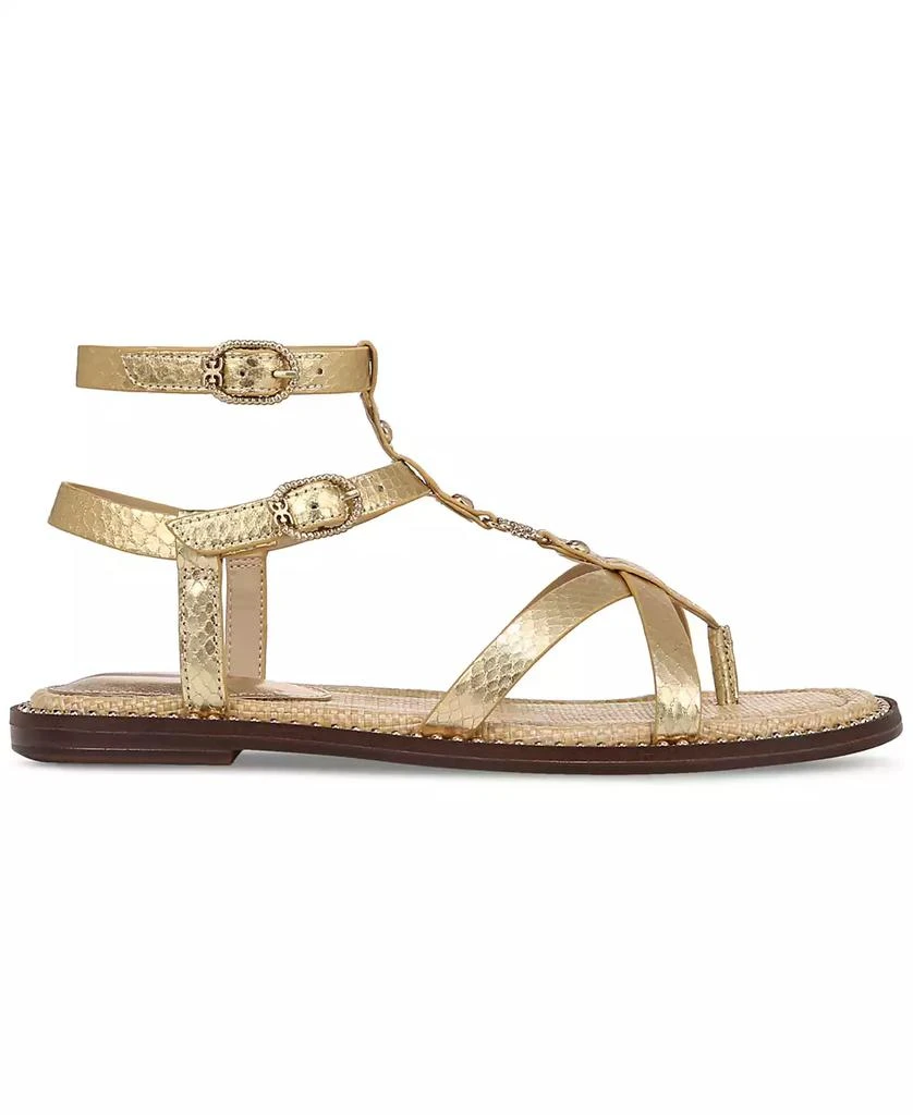 Sam Edelman Tayla Embellished Strappy Gladiator Flat Sandals 2