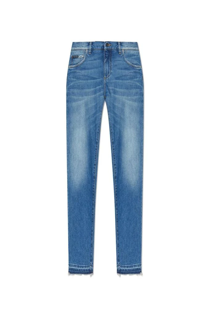 Dolce 
Gabbana Dolce 
Gabbana Logo Plaque Slim Fit Jeans 1