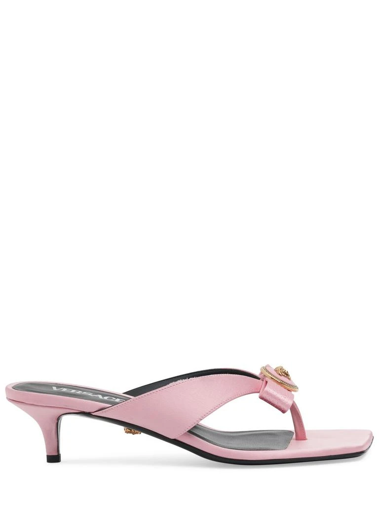 Versace 45mm Satin Thong Sandals 1
