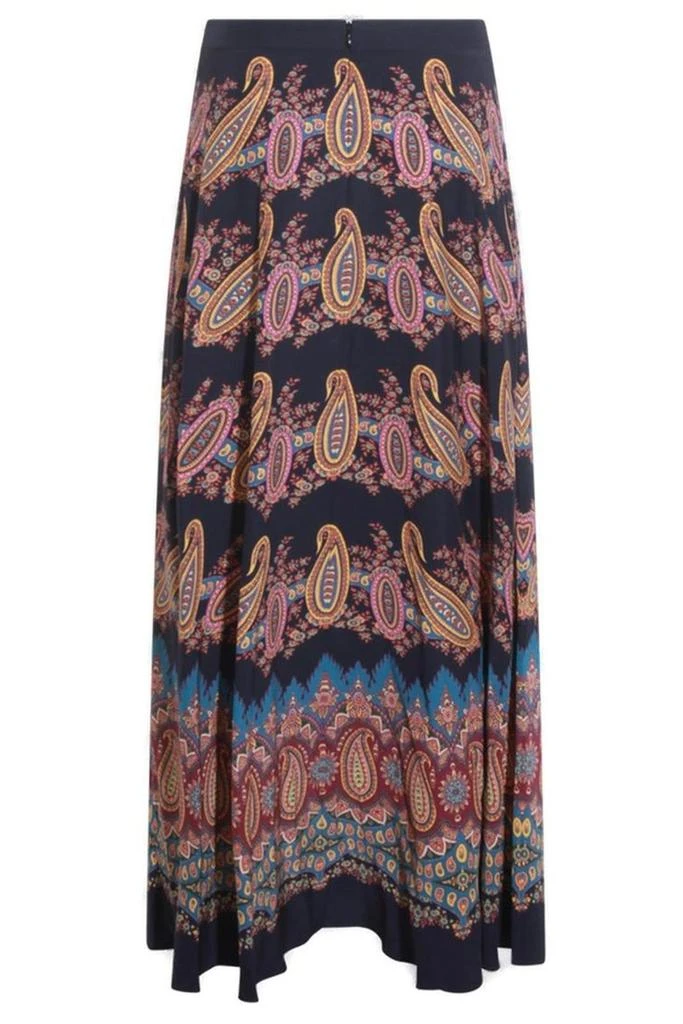 ETRO Etro Paisley-Printed Pleated Maxi Skirt 2