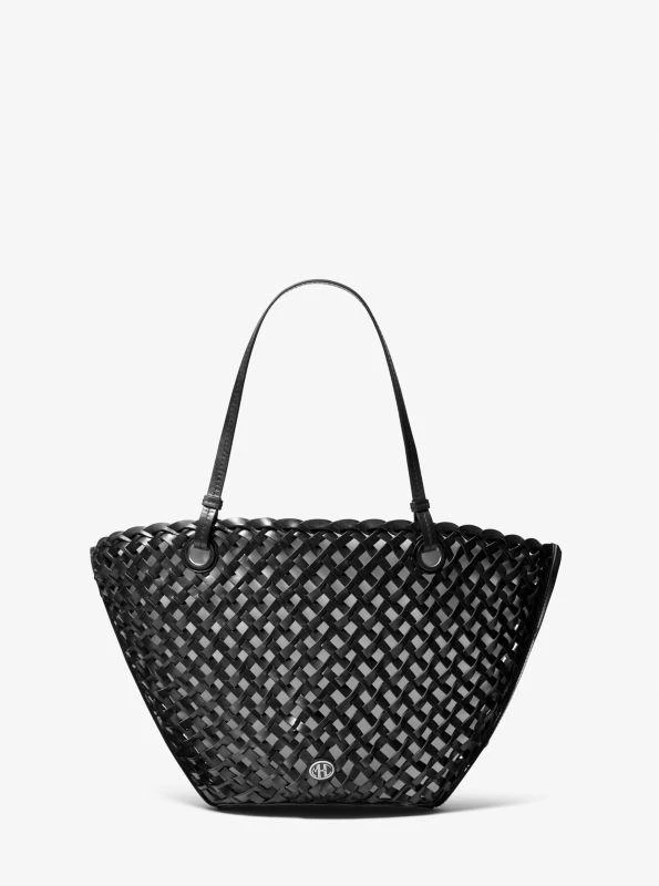 michael_kors Isabella Medium Hand-Woven Leather Tote Bag 3