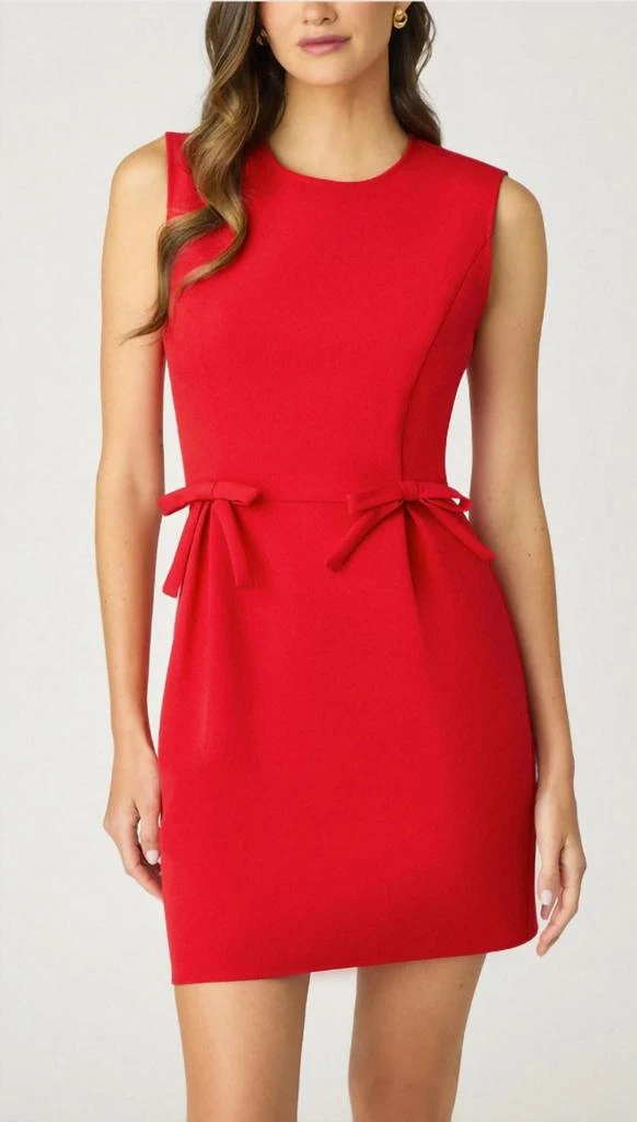 sachin and babi light blue dress Ruby Red Bow Dress  AriasClothing