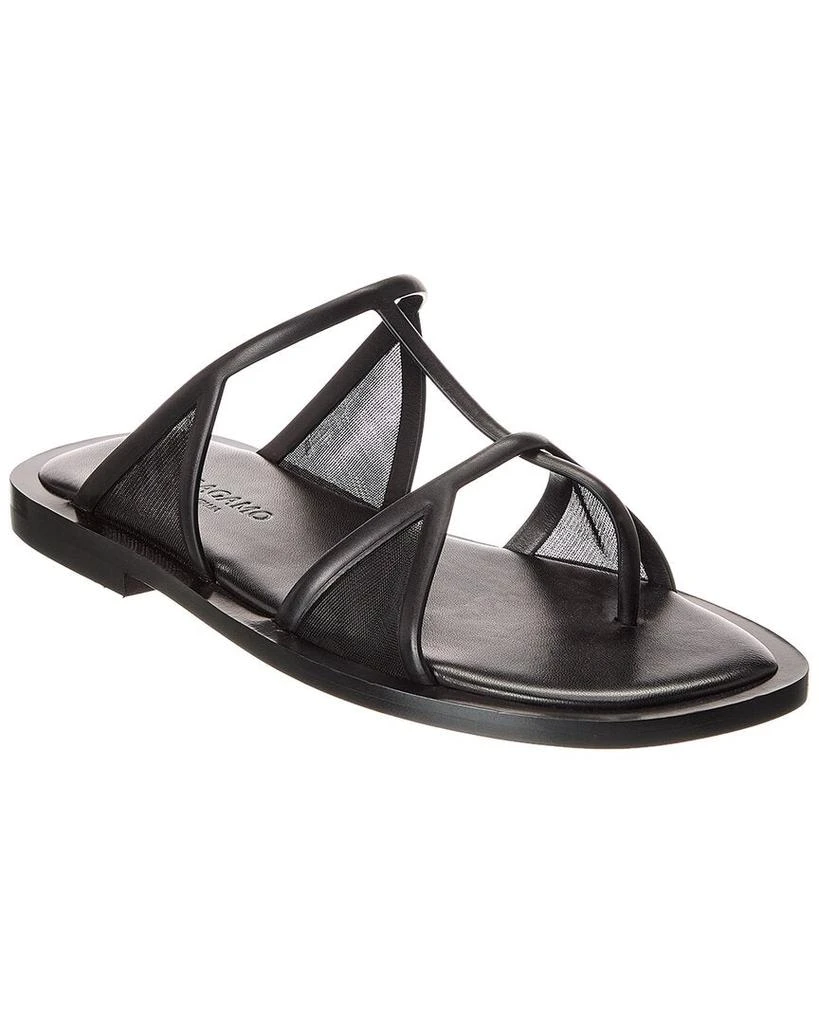 Salvatore Ferragamo Ferragamo Gioventu Leather Sandal