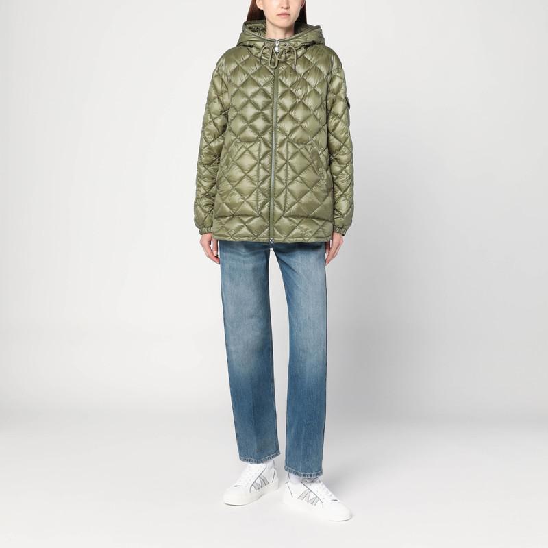【関税&送料込】Moncler Green Quilted Jacket In Nylon Moncler Green quilted jacket in nylon - Jackets - Compare