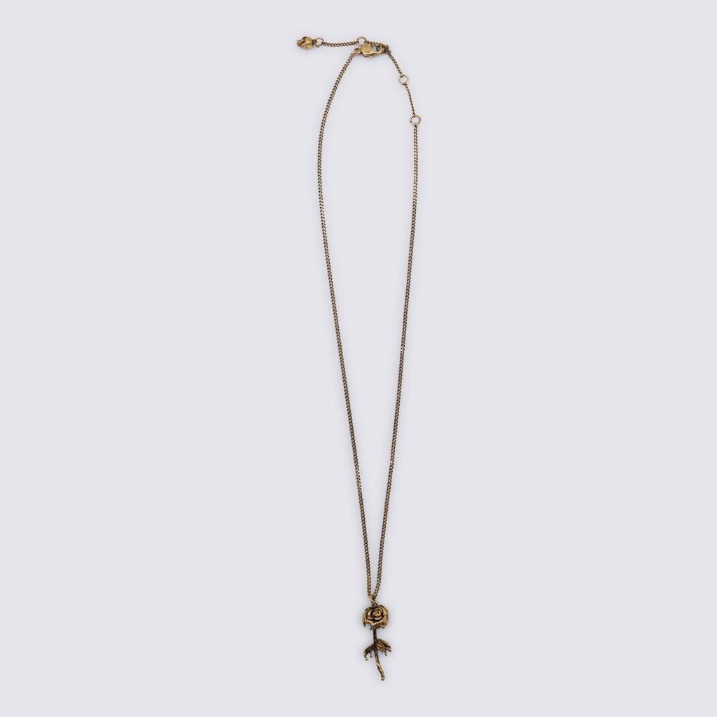 Alexander McQueen Alexander McQueen Gold Brass Necklace